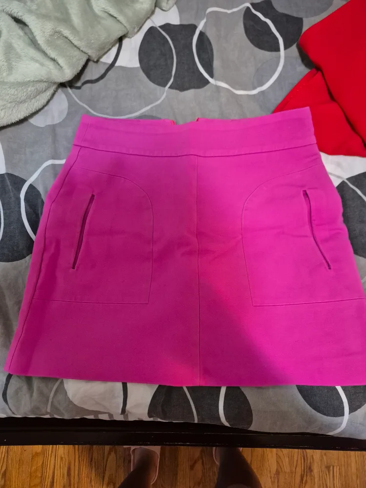 Zara Woman Pink Mini Skirt - Size S thumbnail