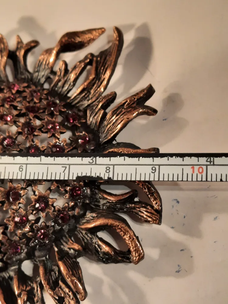 D. Pollak Sunflower Brooch Pin image indicator(3)