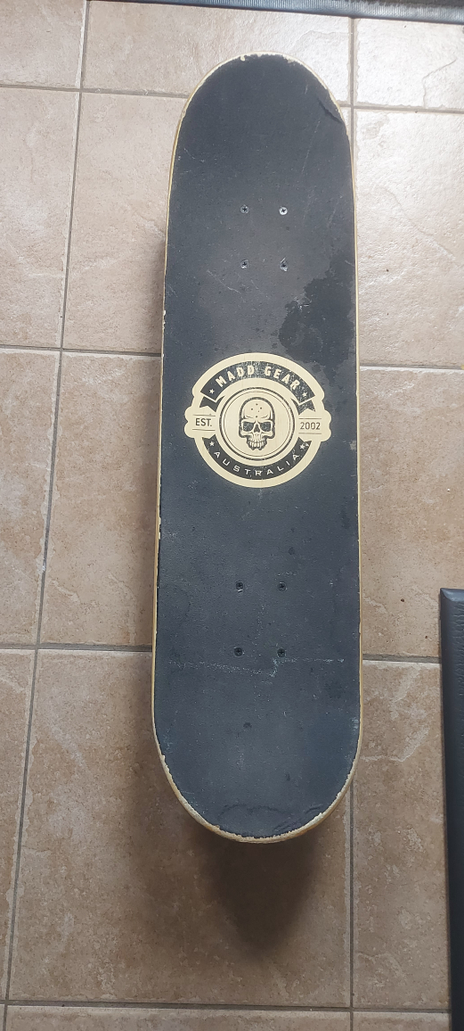 Mad Gear Skateboard & Helmet (Cash only)