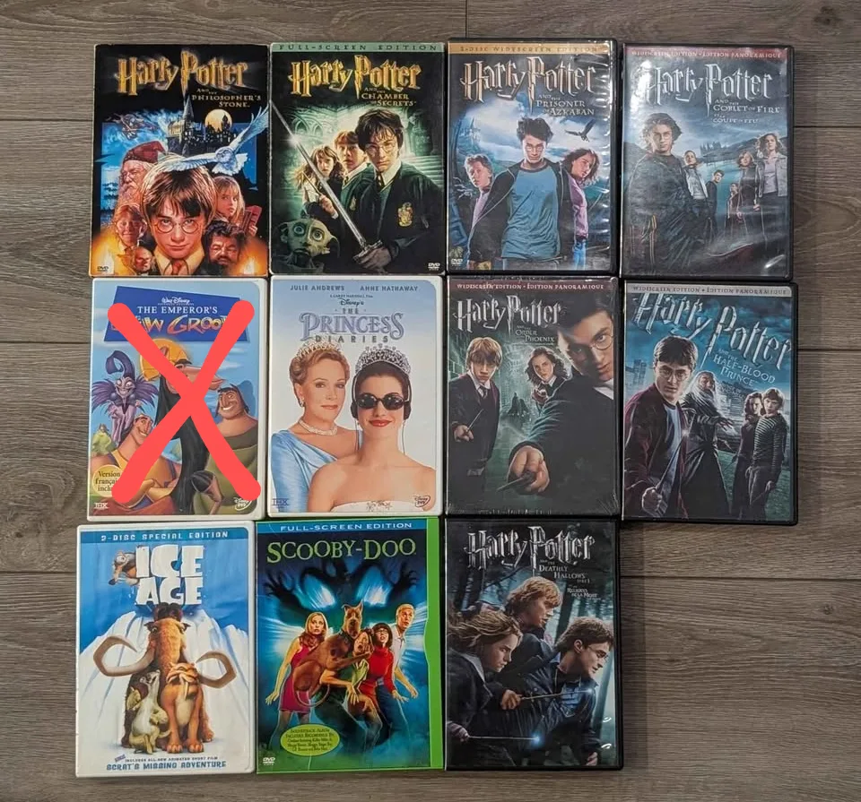 DVDs ($1 each) thumbnail