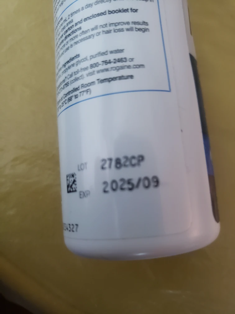 3 Rogaine Hair Regrowth Treatment - Expires 2025/09