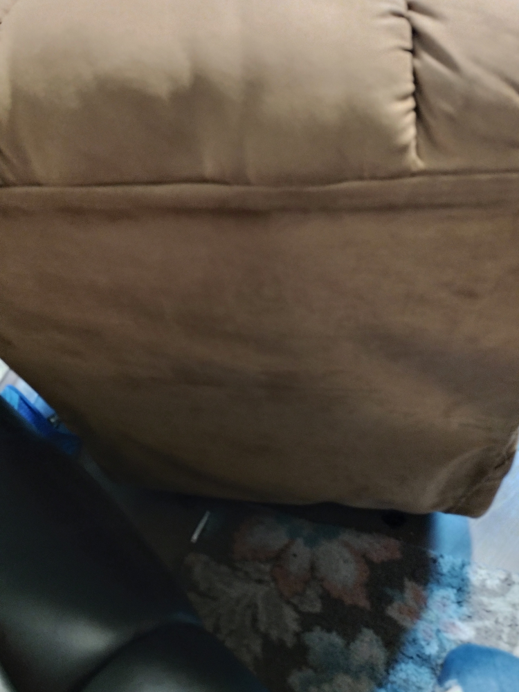 Beige Recliner Chair rocking - photo 5