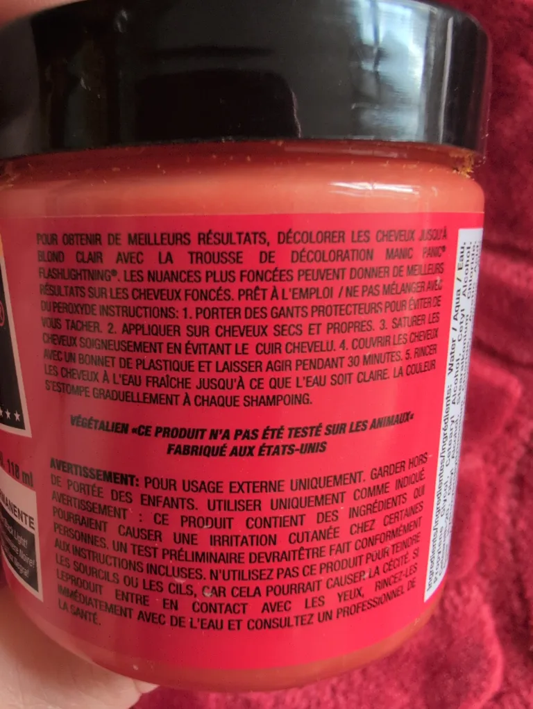 Manic Panic Red Passion Hair Color Cream image indicator(3)