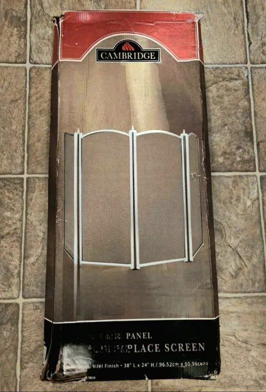 New Cambridge Fireplace Screen - 3 Panel image indicator(2)