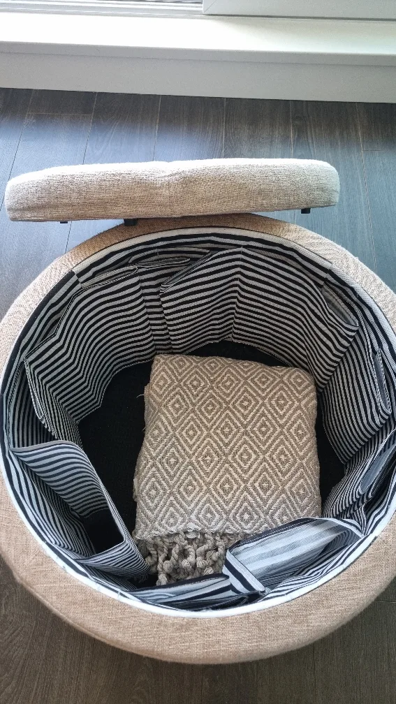 Storage Ottoman - Neutral Colour thumbnail