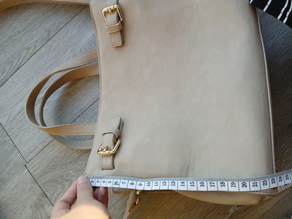 Beige handbag or crossbody bag; beautiful purse image indicator(9)