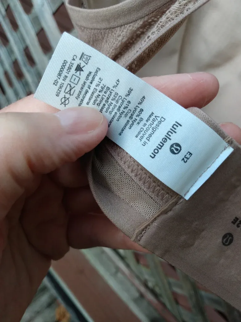 Never Worn Lululemon Bra 32E image indicator(5)
