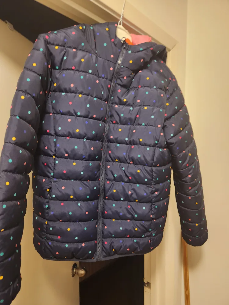 Polka Dot Puffer Jacket thumbnail