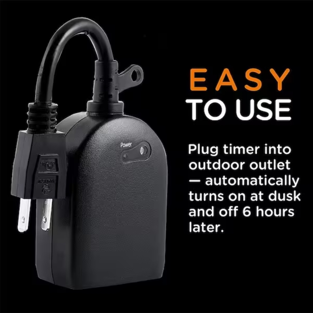myTouchSmart Outdoor Digital Plug-in Timer - photo 4