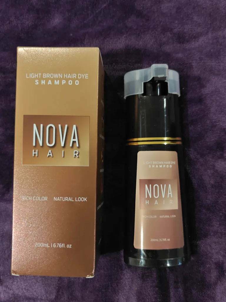 Nova Hair Light Brown Hair Dye Shampoo thumbnail
