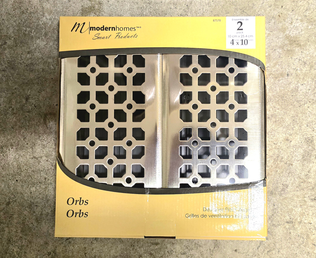 Modern Homes Orbs Designer Floor Registers (Set of 2) - photo 2