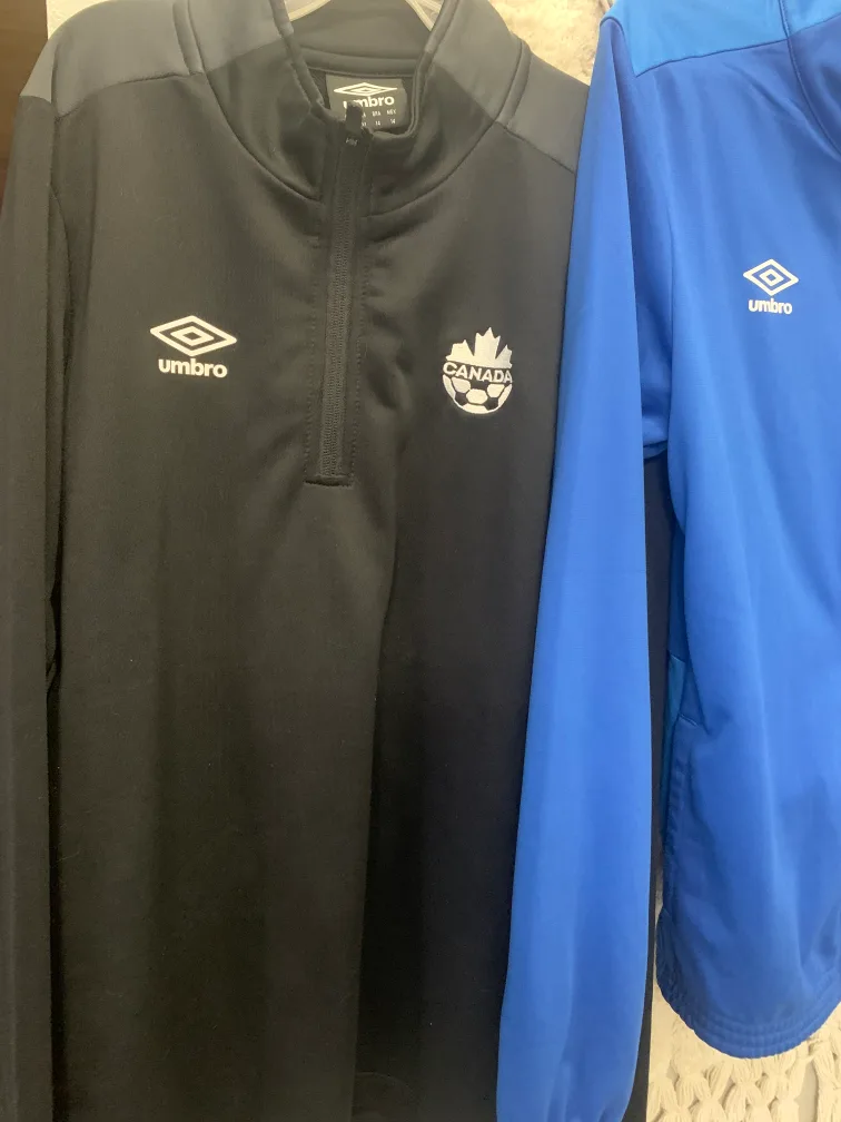 Umbro Track Jackets - Black & Blue thumbnail