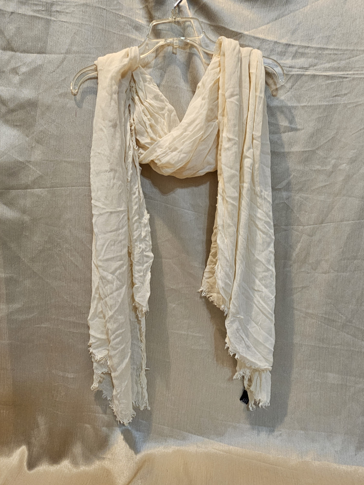 Chic Cream Viscose Scarf - photo 2