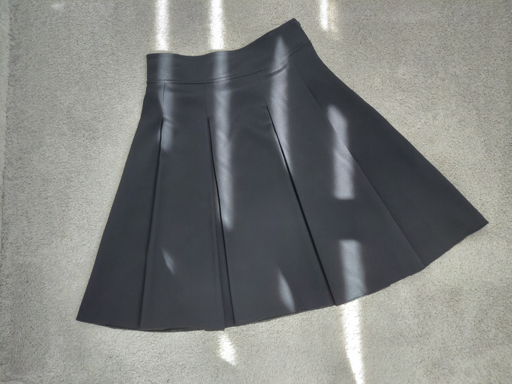 Black Pleated Skirt