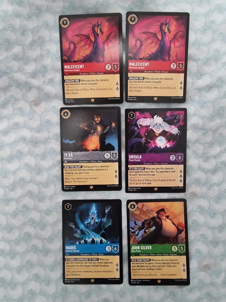 LORCANA RARE CARDS + BULK LOT ~800 Cards for $500 OBO image indicator(4)