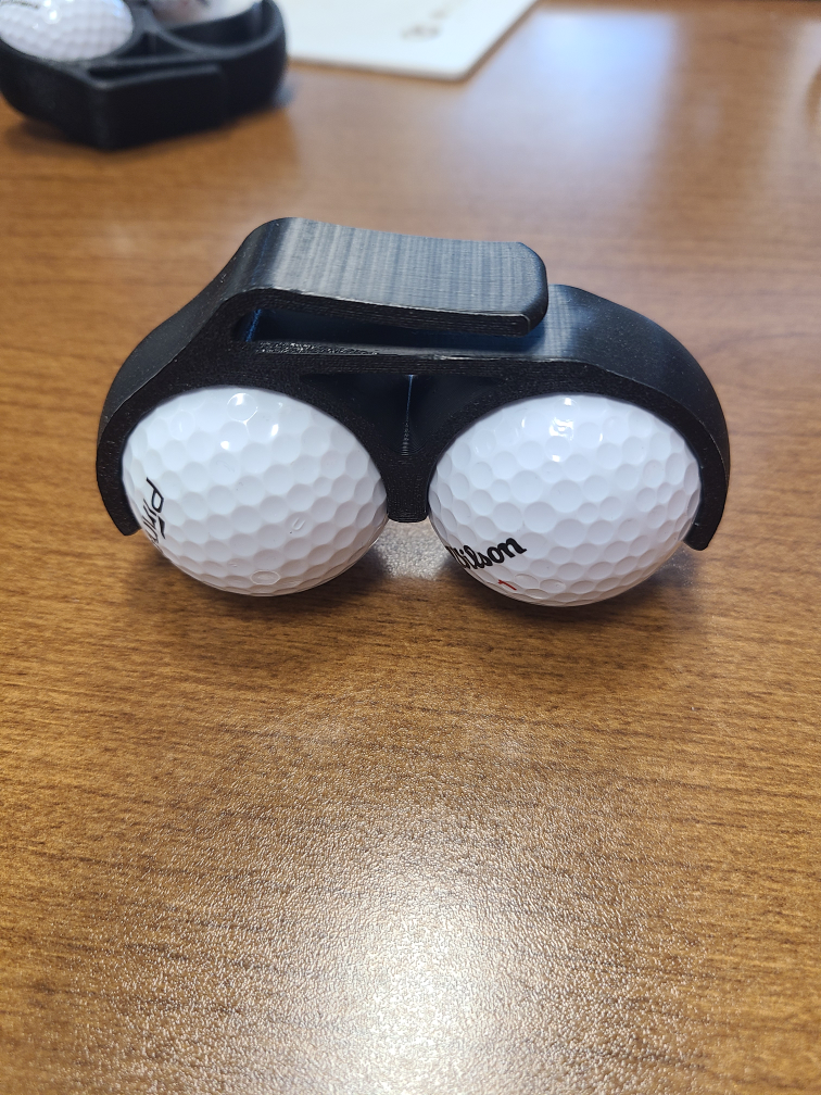 Golf Ball Holder - Holds 2 Balls "🧡" - photo 3
