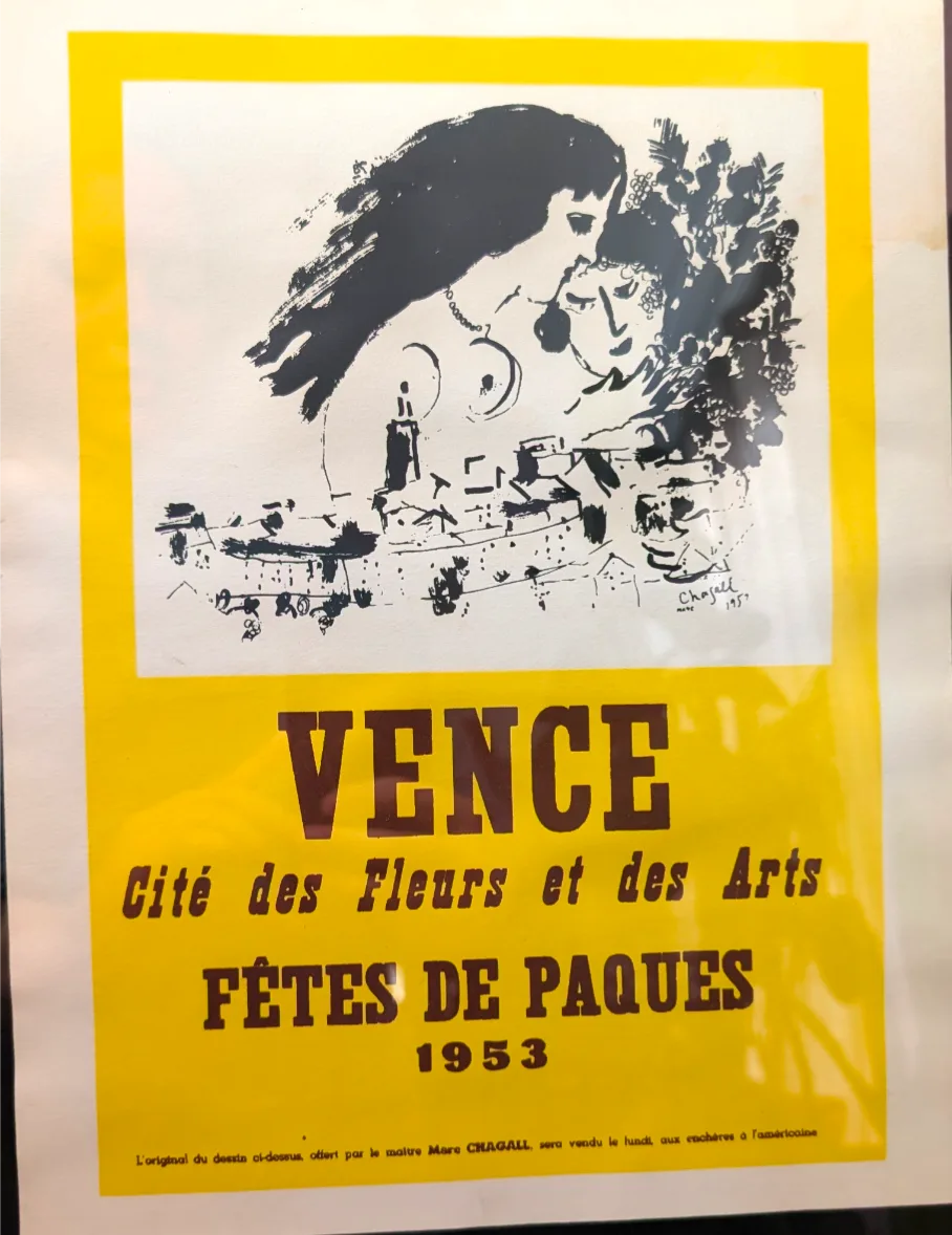 Framed Vence Poster, Fêtes de Paques 1953 image indicator(2)