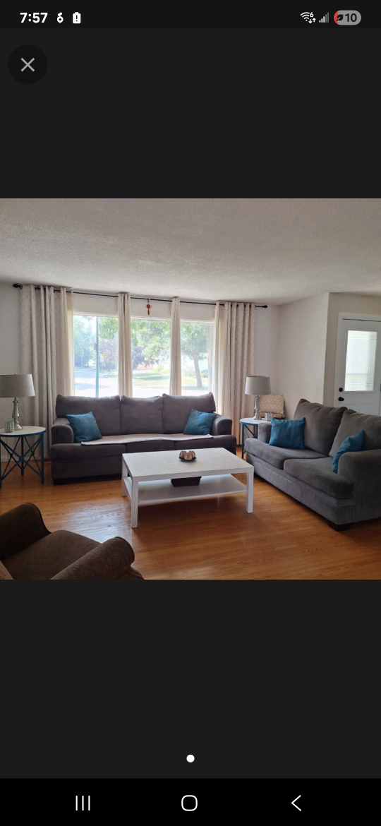 FIRST COME FIRST SERVED     Grey Sofa and Loveseat Set