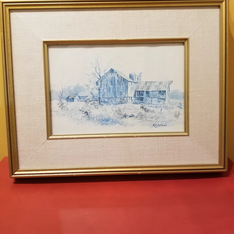 Keirstead Barns Sunbury Framed Print