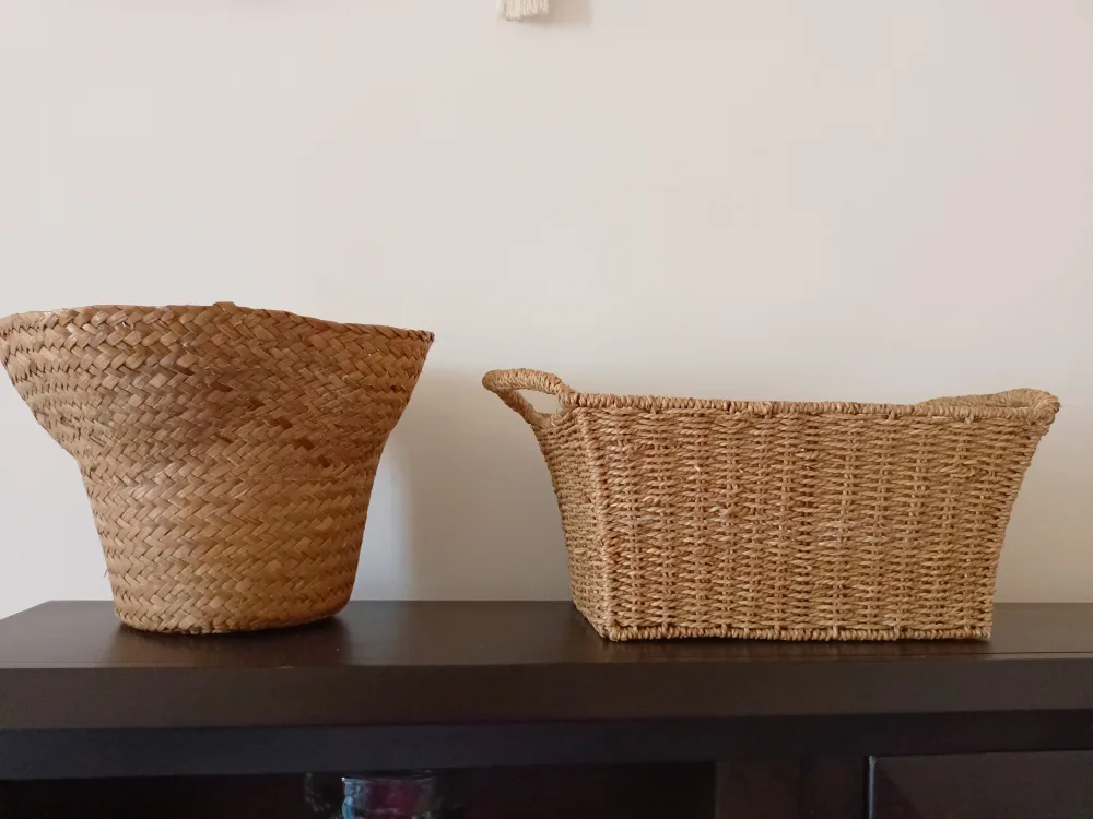 Woven Seagrass Basket 🧡 thumbnail