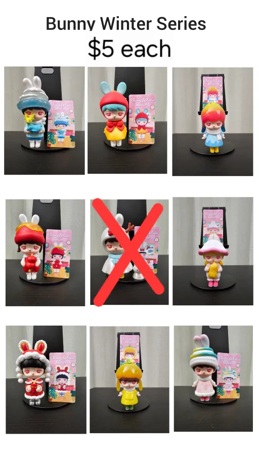 Reduced prices! Extremely low. Cute collectible figures image indicator(2)