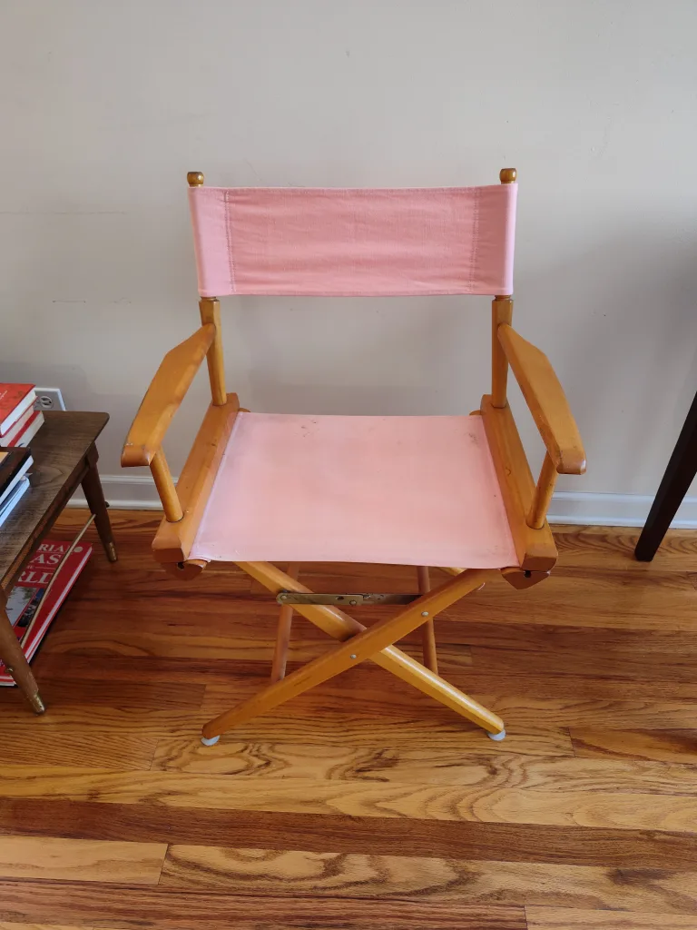 Vintage Pink Director's Chair thumbnail