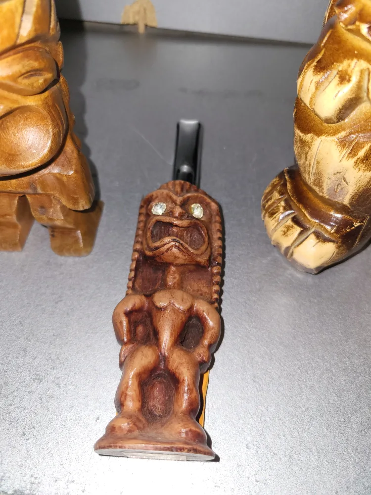 Vintage Tiki Statue, bottle opener & lighter - Aloha from Hawaii image indicator(2)