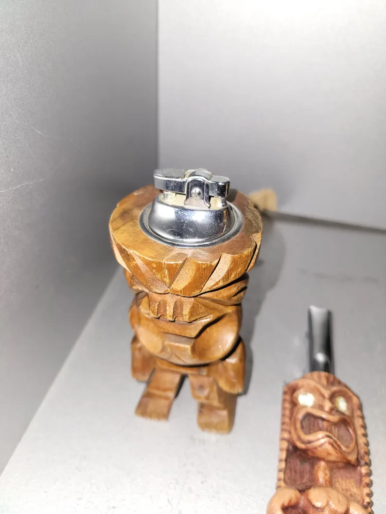 Vintage Tiki Statue, bottle opener & lighter - Aloha from Hawaii image indicator(3)