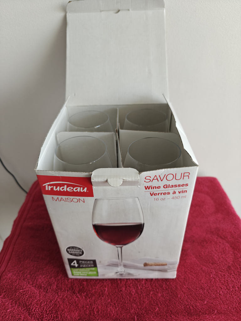 Trudeau Savour Wine Glasses - 4 Piece Set - photo 4