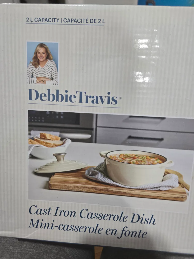 Debbie Travis Cast Iron Casserole Dish thumbnail
