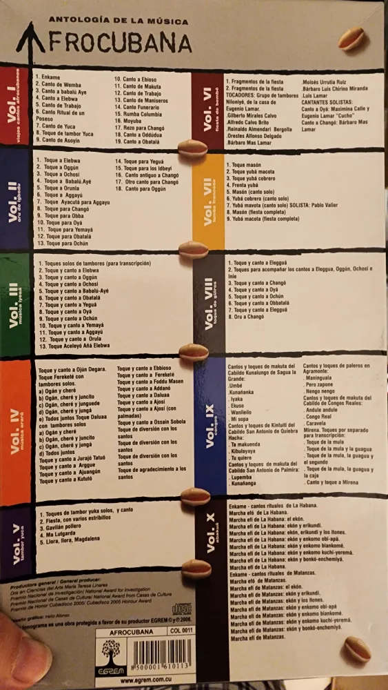 🧡  Afrocubana - 7 CD Set - Antología de la Música image indicator(2)