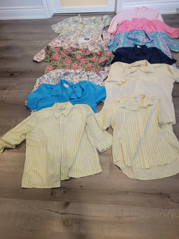 retro vintage Ladies Tops sz large thumbnail