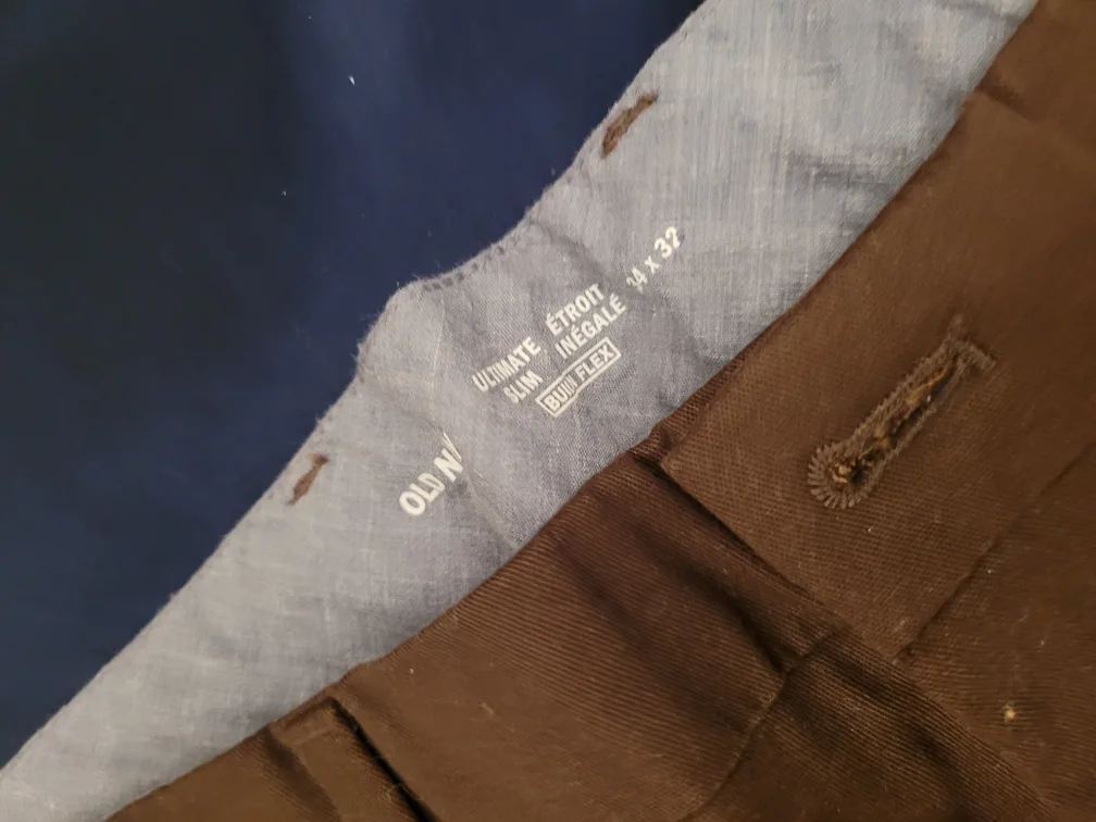 Old Navy Ultimate Slim Built-In Flex Pants 34x32 image indicator(3)