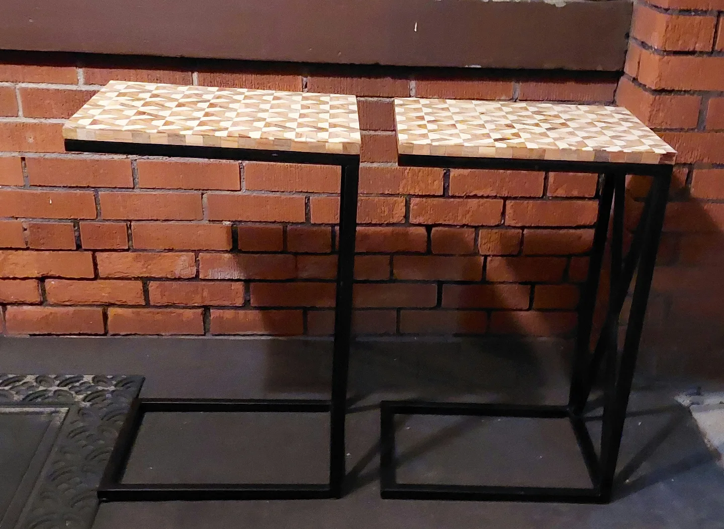 Wood & Metal Side Table thumbnail