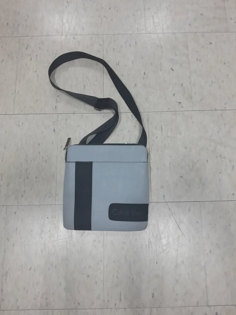 Calvin Klein Grey/Black Messenger Bag thumbnail