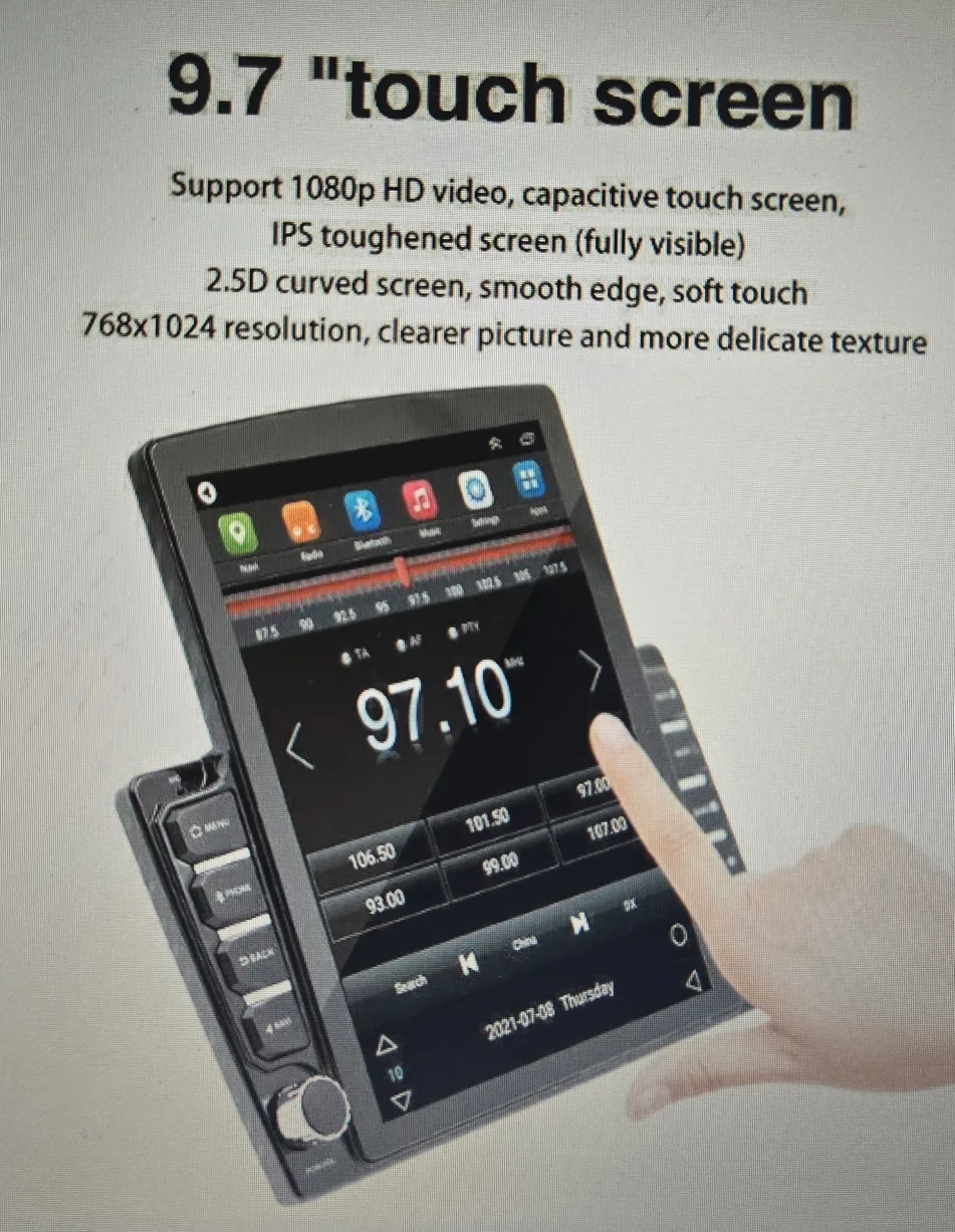 stereo touch Screen Universal Head Unit - New image indicator(5)