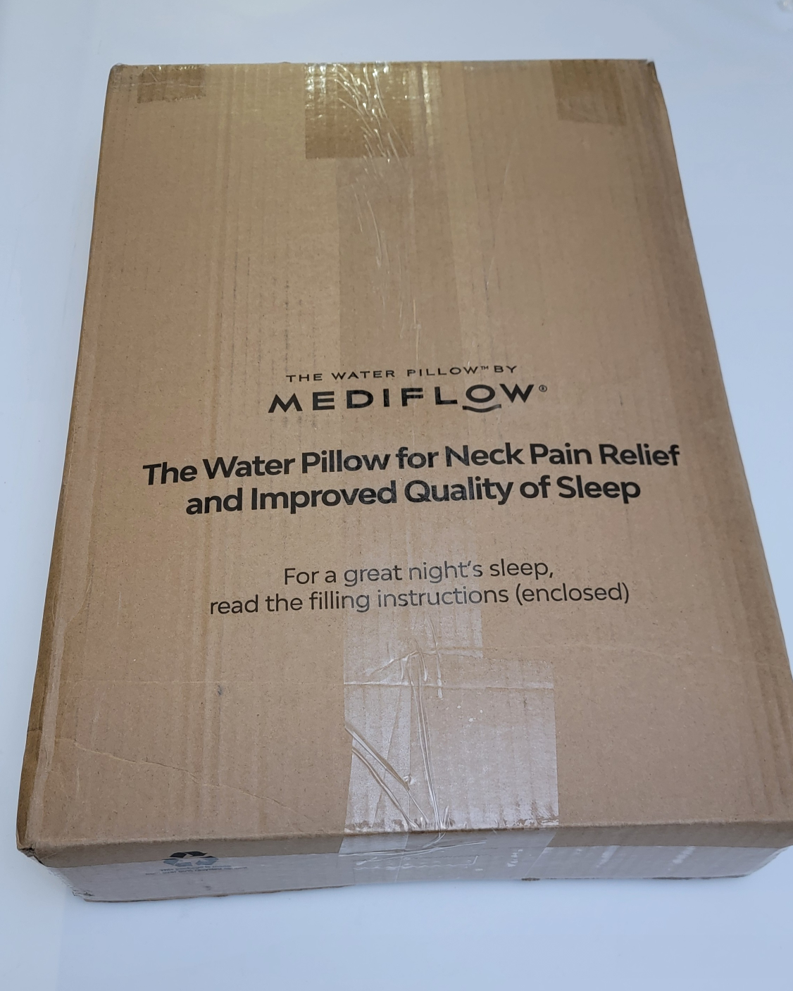 Mediflow Fibre Water Pillow, Adjustable Bed Pillow for Neck Pain - photo 3