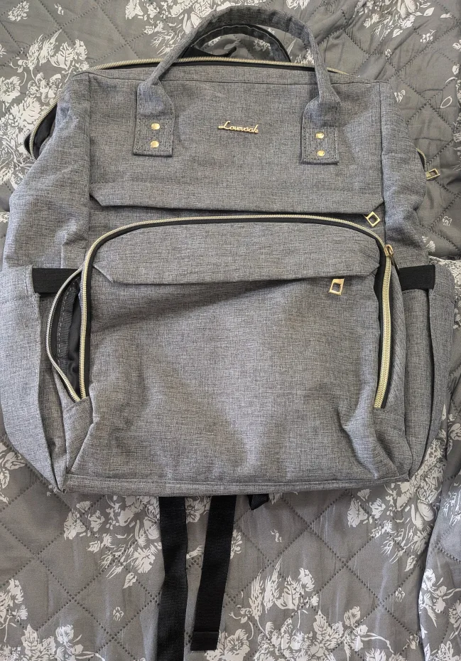 Lovevook grey backpack thumbnail