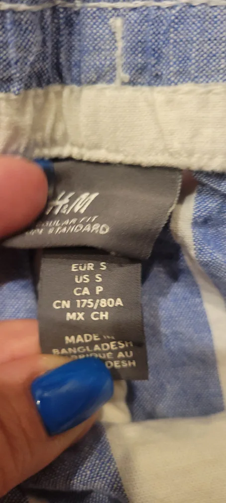 H&M Striped Shorts - Size S image indicator(2)