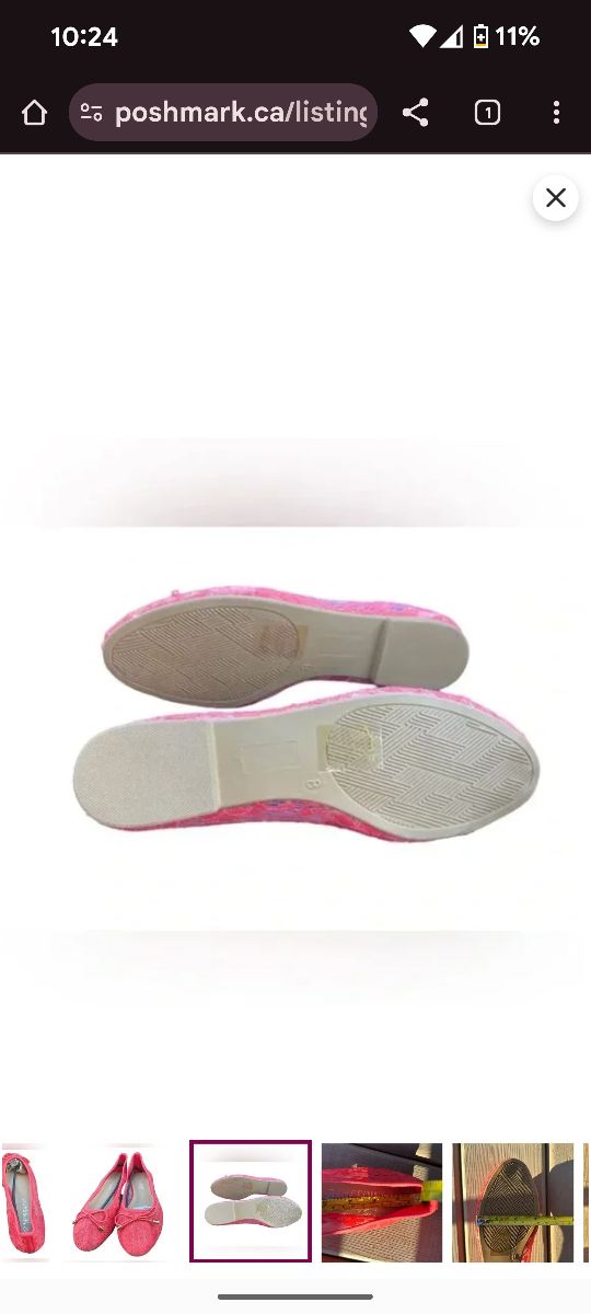 Mossimo Coral Ballet Flats - Size 8 - photo 3
