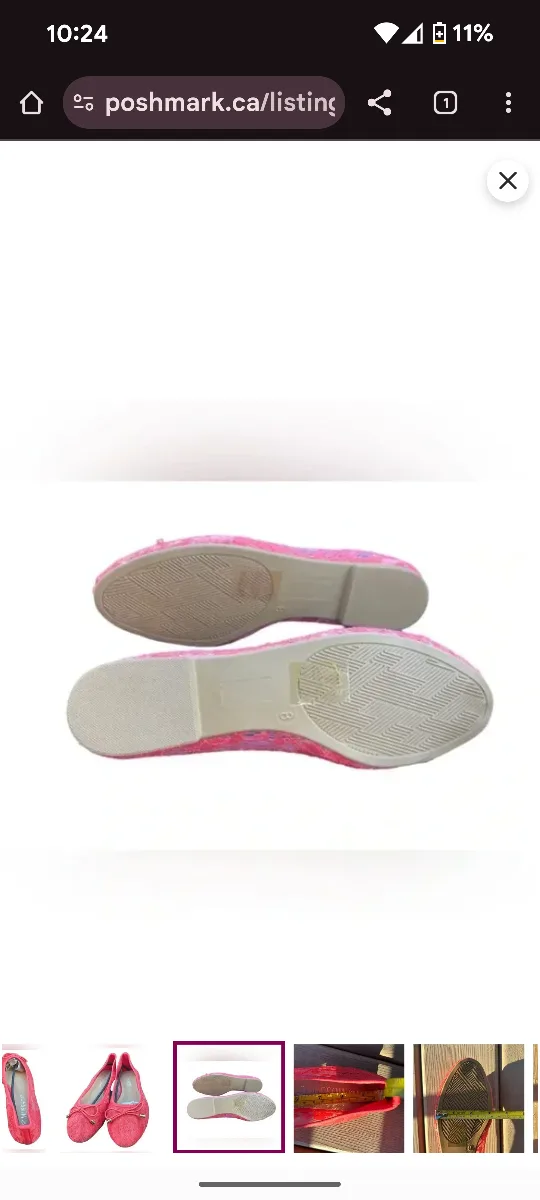Mossimo Coral Ballet Flats - Size 8 image indicator(3)