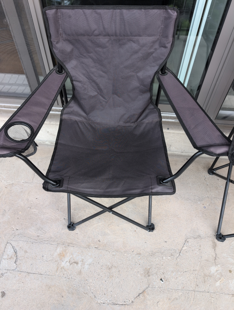 Folding Camp Chairs - Set of 2 - photo 2