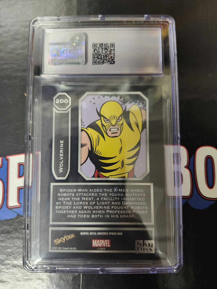 Wolverine Spider-Man Metal Upper Deck #200 - photo 2
