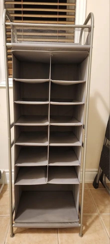 Neatfreak! Grey 14-Shelf Shoe/Closet Organizer thumbnail