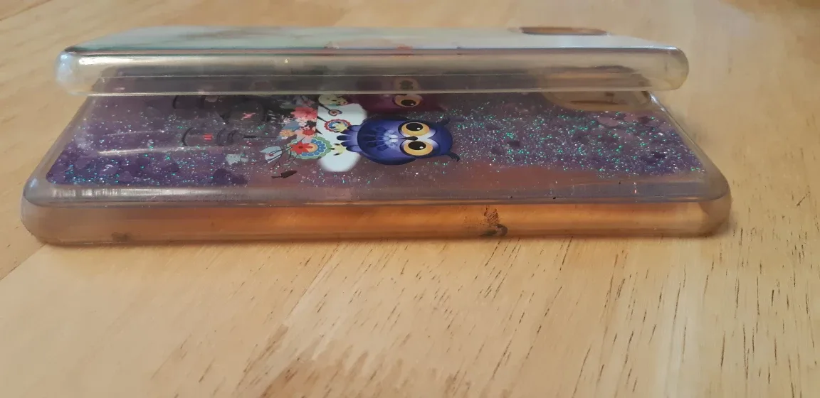 Galaxy A22 5G Phone Case - Marble Green & Owl Design image indicator(3)