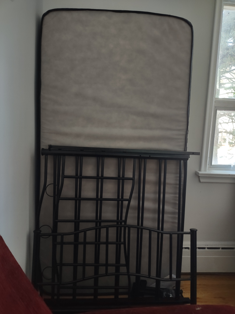 Twin Bed Frame & Mattress - photo 2