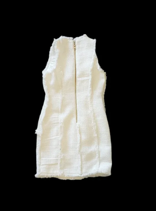 Balmain Cream Tweed Dress image indicator(2)