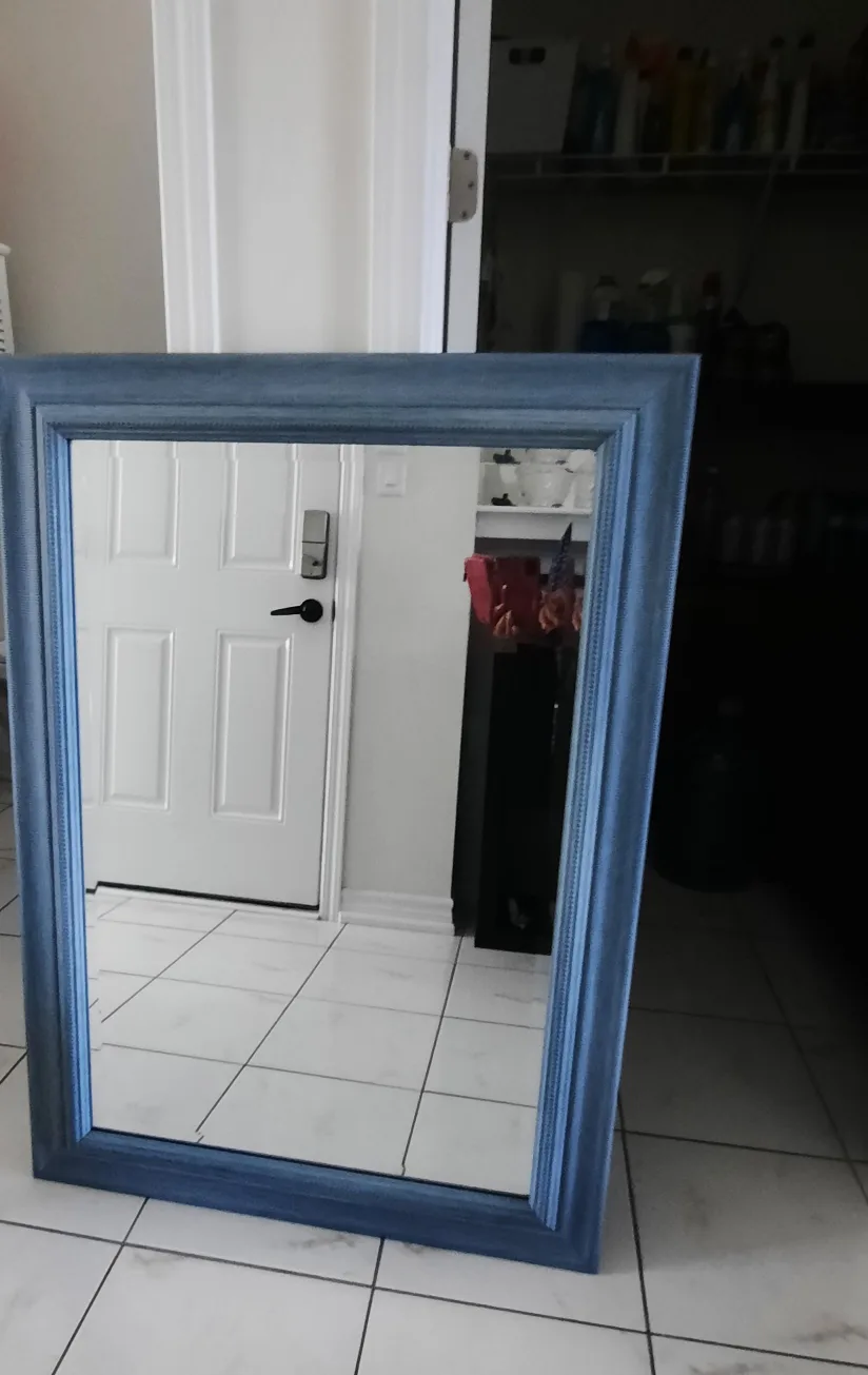 Blue Framed Mirror thumbnail