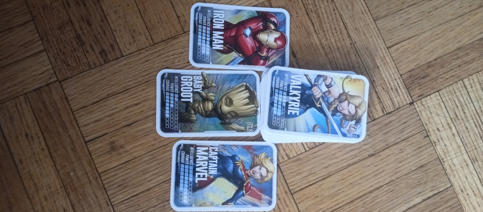 Marvel Character Cards - Iron Man, Groot, Valkyrie