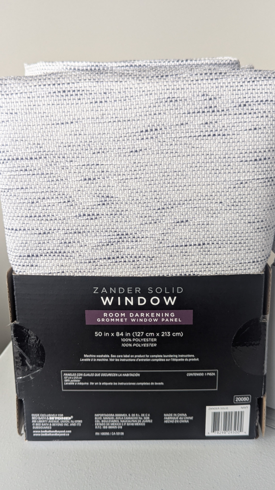 Olivia & Oliver Zander Solid Window Panel 84" Blackout Curtains - photo 3